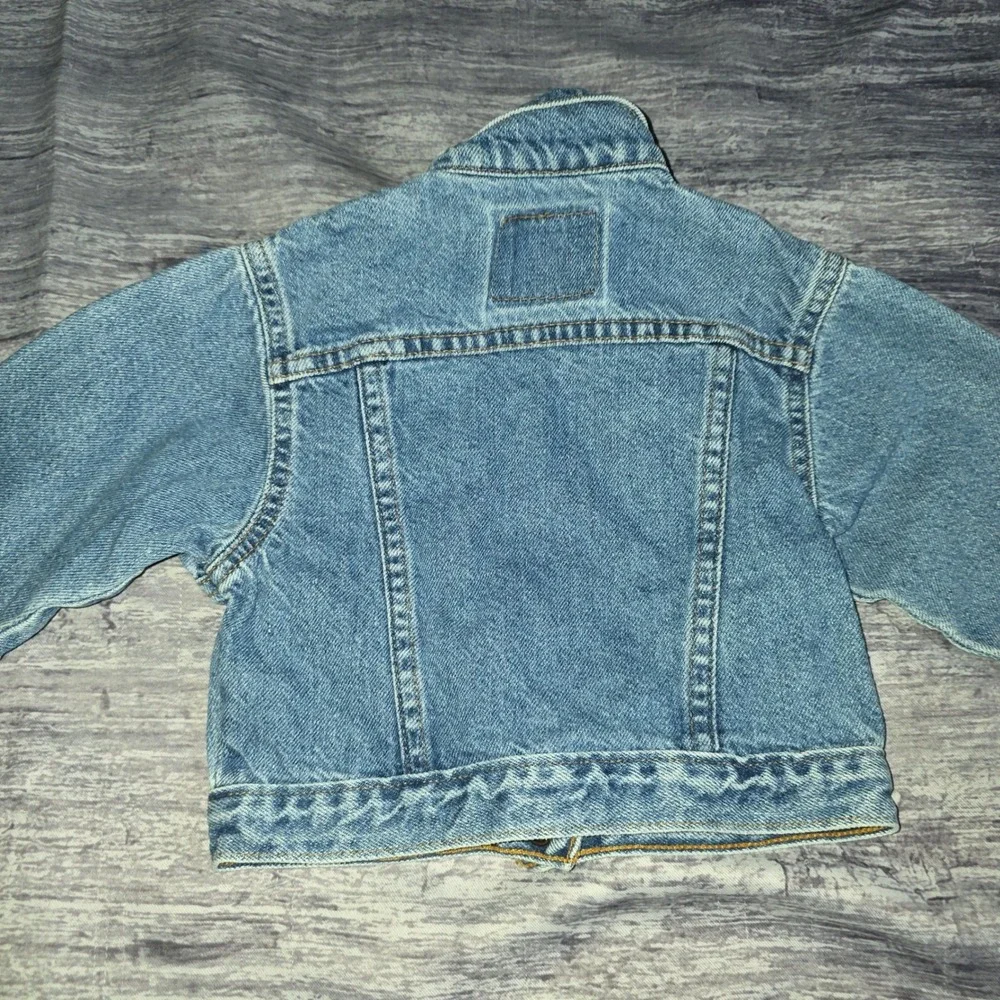 Levis Vintage 90's 18M Baby Denim Trucker Jacket Blue Medium Wash Cotton